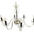 Stout Verlichting - Dutch Design - 6 Arms Kroonluchter - Murano Stijl - Vetri - Glas - Kristal - thumbnail 1