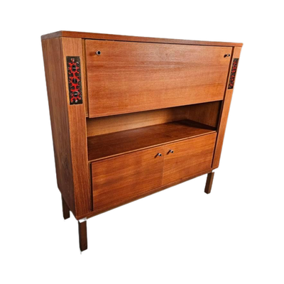 Vintage Highboard Secretaire Tegel