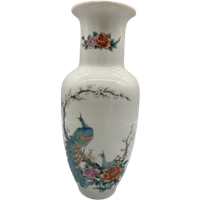Grote Witte Japanse Vaas Pauwen