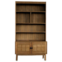 Brutalist Boekenkast | Wandkast | Eiken | Jaren 60 | Deens