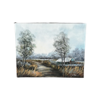 R. De Zaan - Schilderij Winterlandschap thumbnail 1