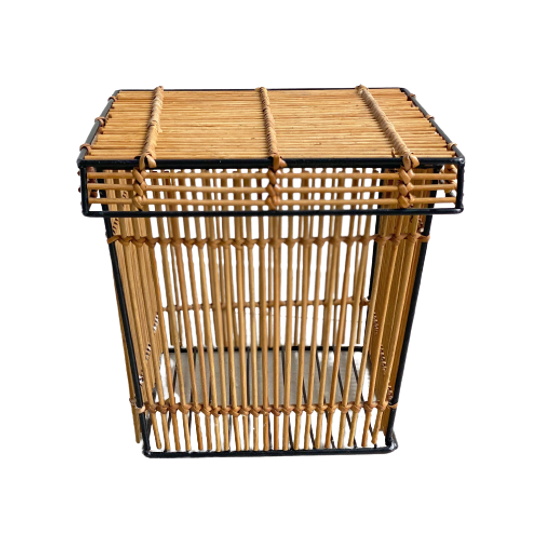 Mid Century Rohe Noordwolde Rotan Mand 1
