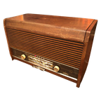 Retro Vintage Jaren 60 Philips Oude Radio En Grammofoon thumbnail 1