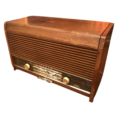 Retro Vintage Jaren 60 Philips Oude Radio En Grammofoon