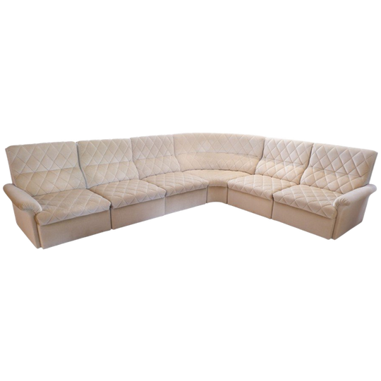 Jaren 70 Vintage Modulaire Hoekbank 1