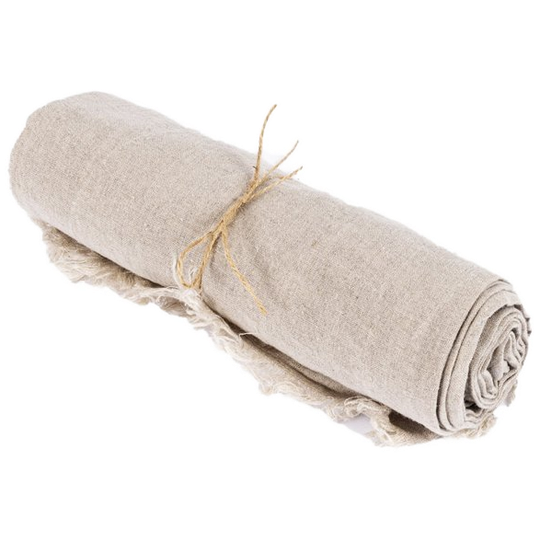 Bazar Bizar | Het Linnen Tafelkleed - Beige - 150x200 1