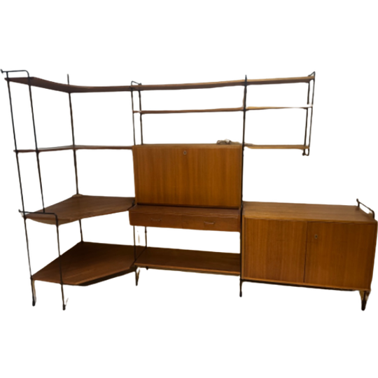 Vintage Hilker Omnia Wandsysteem Kast 1