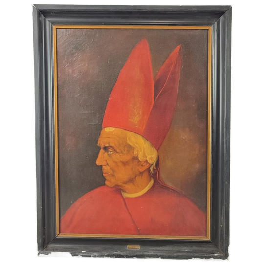 Antiek Portret - Paus Leo Xiii 1