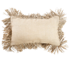 Bazar Bizar |de Jute Bonita Kussenhoes - Naturel - 30x50 thumbnail 1