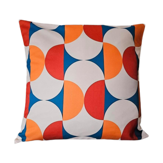 Nieuw Kussenhoes Met Retro Print 45 X 45 Cm 1