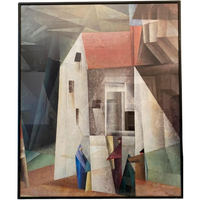 Art-Print Van Schilderij Mellingen Van Lyonel Feininger