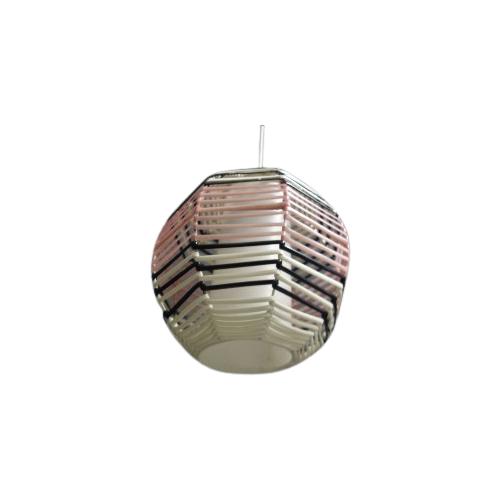 Pink And White Pendant Lamp 1960S
