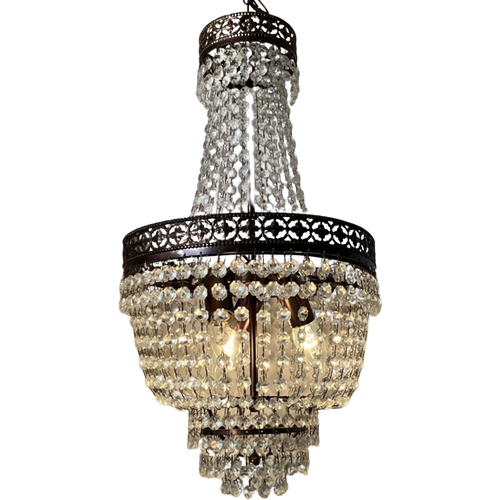 Kristallen Kroonluchter Van Cristallstrass Hanglamp Vintage Kristal