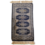 Leuk, Subtiel Sierkleedje/ Loper Met Blauw En Beige Tinten 71x32cm thumbnail 1