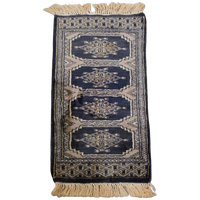 Leuk, Subtiel Sierkleedje/ Loper Met Blauw En Beige Tinten 71x32cm
