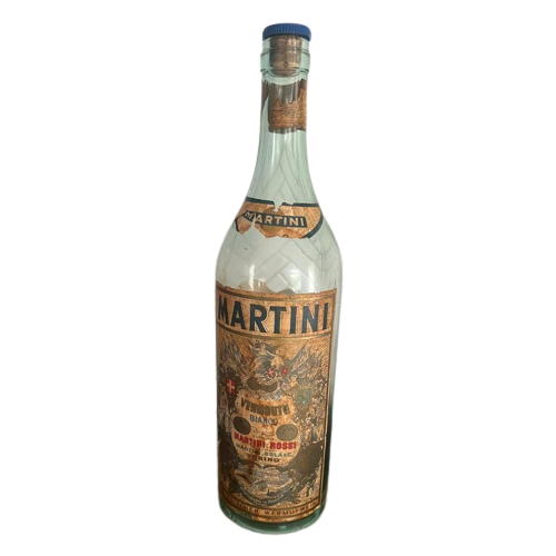 Grote Vintage Fles Martini Drank Fles 3 Liter