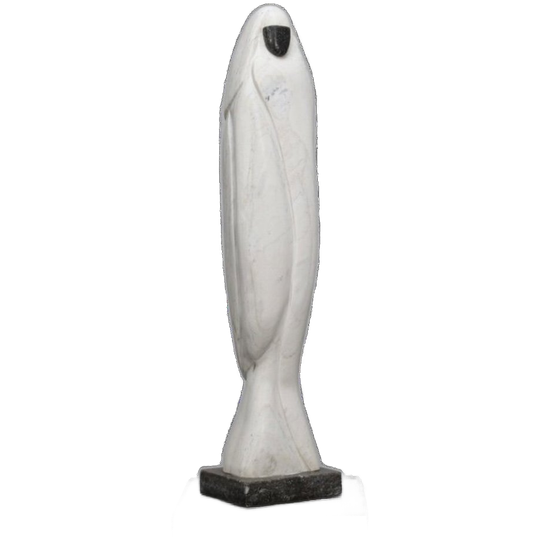 Marble Sculpture By Paul Simons, 1980s 1