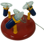 Set Massive Memphis Milano Style Plafondlamp En Bureaulamp thumbnail 1