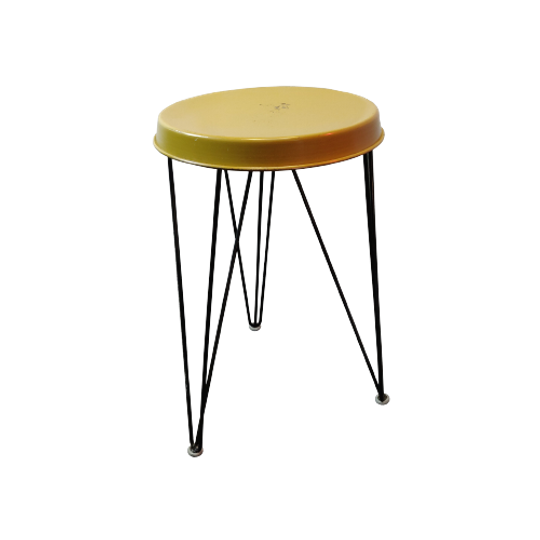 Sculptural Metal Wire Stool By Tjerk Reijenga For <<<brand>>>, 1960s. 1