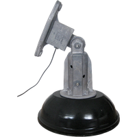 Vintage Zwart Emaille Frans Industriële Lamp