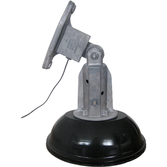 Vintage Zwart Emaille Frans Industriële Lamp 1