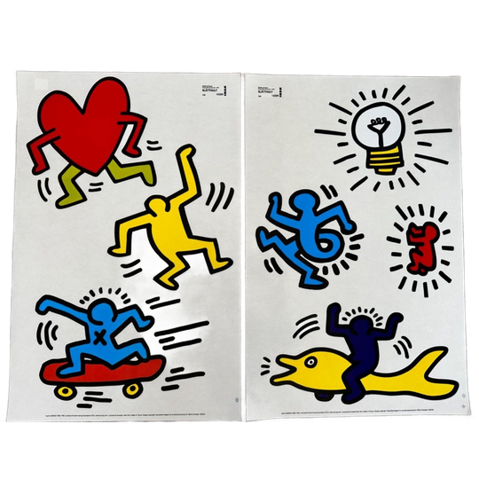 IKEA X Keith Haring, Slätthult Muur Stickers 1