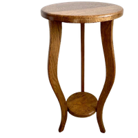Hoge Vintage Plantentafel Massief Eiken