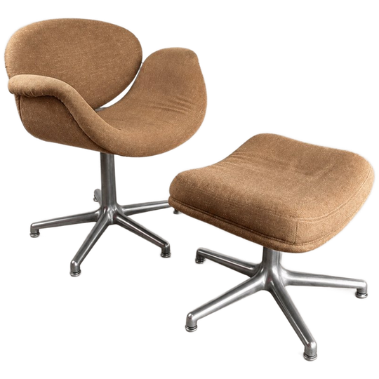 Artifort Tulip Lounge Chair & Ottoman – Pierre Paulin – Original Upholstery 1
