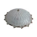 Vintage Ijsglas Plafondlamp Plaffoniere Wandlamp thumbnail 1