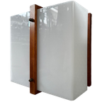 Vintage Wandlamp – Teak En Plexiglas – Raak thumbnail 1