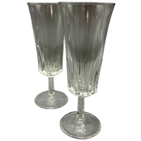 Vintage Cristal d'Arques Flûtes 2 Stuks