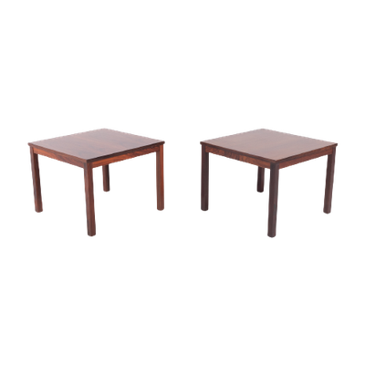 1970’S Rosewood Side Tables From Gangso Mobler, Denmark