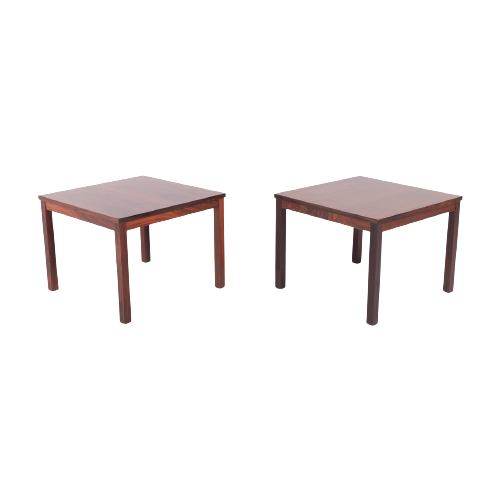 1970’S Rosewood Side Tables From Gangso Mobler, Denmark