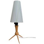 Wood Smalll Table Lamp 1960s thumbnail 1