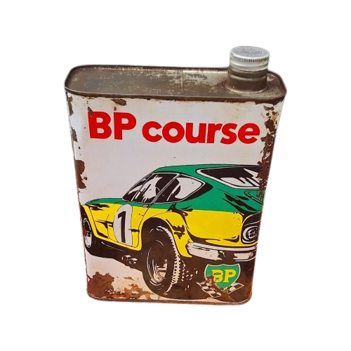 Olieblik Bp Course, Bidon D'Huile Ferrari Daytona 365 Gtb️⛽