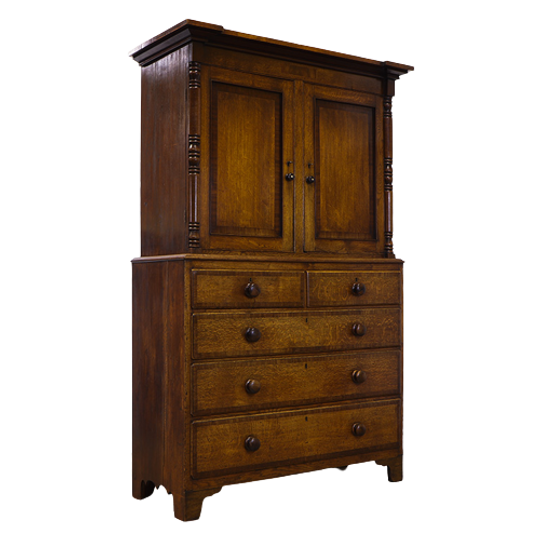 Antiek Engels Kabinet / Ladekast |commode 1