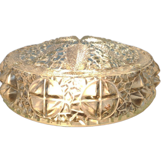 Vintage Plafonniere Retro Mid Century Glazen Plafondlamp 403 1