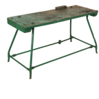 Unieke Groene Industriële Werkbank Werktafel Hout Metaal 160Cm thumbnail 1