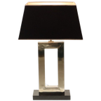 Eichholtz Arlington Design Tafellamp Rvs Granieten Voet 72Cm thumbnail 1
