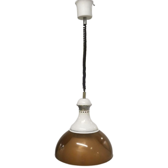 Vintage 1960S Stilux Milano Pullout Lamp Hanglamp 1
