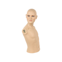 Oude Paspop Mannequin Kind Torso Met Hoofd Jaren 60