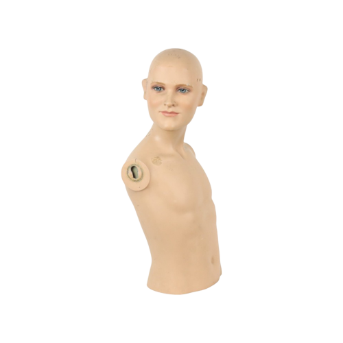 Oude Paspop Mannequin Kind Torso Met Hoofd Jaren 60