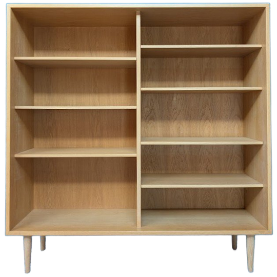 Midcentury Eiken Boekenkast, Jaren 60 1