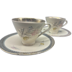 Mitterteich Set Kop En Schotels Pastel 60's thumbnail 1