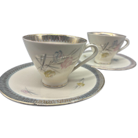 Mitterteich Set Kop En Schotels Pastel 60's