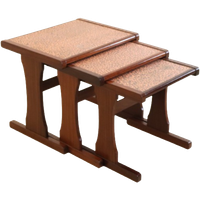 Vintage Set Nesting Tables Mimiset Tafeltjes 'birstall'