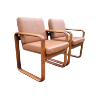 Set Van 2 - Burkhart Vogtherr Voor Rosenthal- Hombre Arm Chair