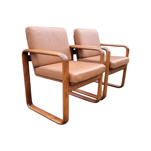 Set Van 2 - Burkhart Vogtherr Voor Rosenthal- Hombre Arm Chair