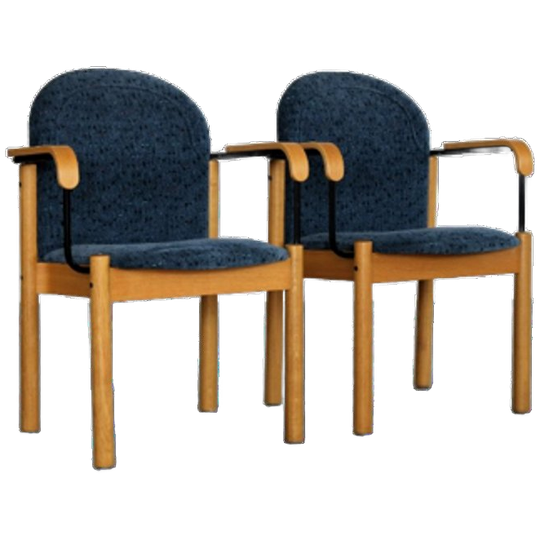 Vintage Stoelen | Armchairs | Kinnarps | Zweden 1