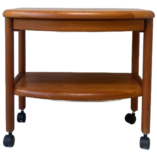 Vintage Teak Houten Bijzettafel Van Salling Stolefabrik Made In Denemark 1